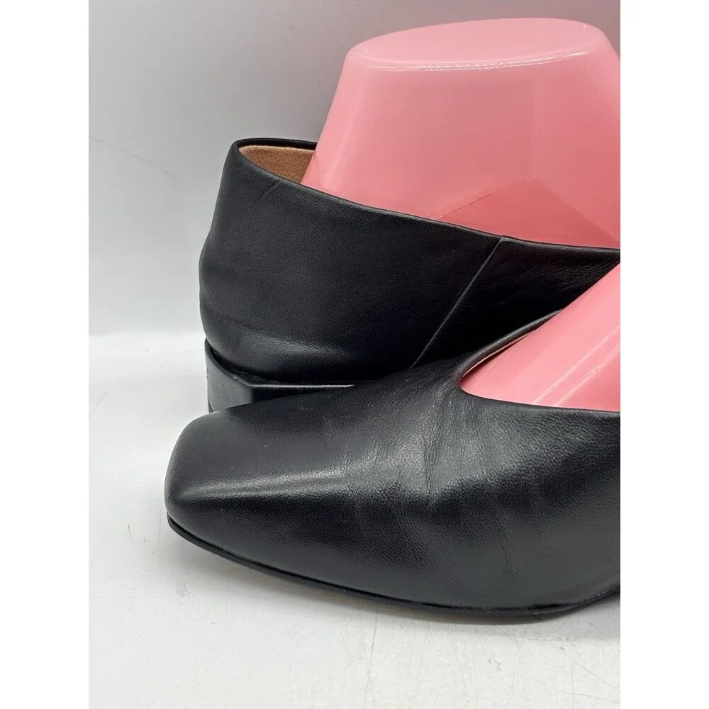 Sam Edelman Kasey Ballet Flats Black Leather Women’s Sz 9 Square Toe
